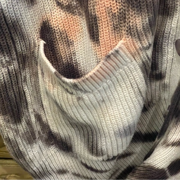 Young Fabulous & Broke Small Multicolor Tie-Dye Cardigan - Picture 5 of 8